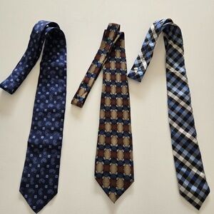 Men's Ties | Faconnable | The Nature Conservatory | Bespoke | 3 Ties